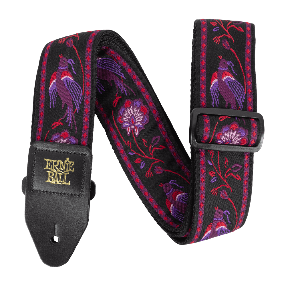 Ernie Ball Classic Jacquard guitar strap, Pleasant Pheasant woven pattern