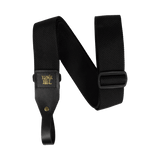 Ernie Ball Polypro acoustic guitar strap in black