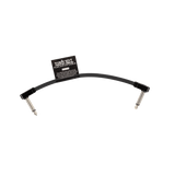 Ernie Ball Flex patch cable, 6 inch, black