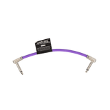 Ernie Ball Flex patch cable, 6 inch, purple