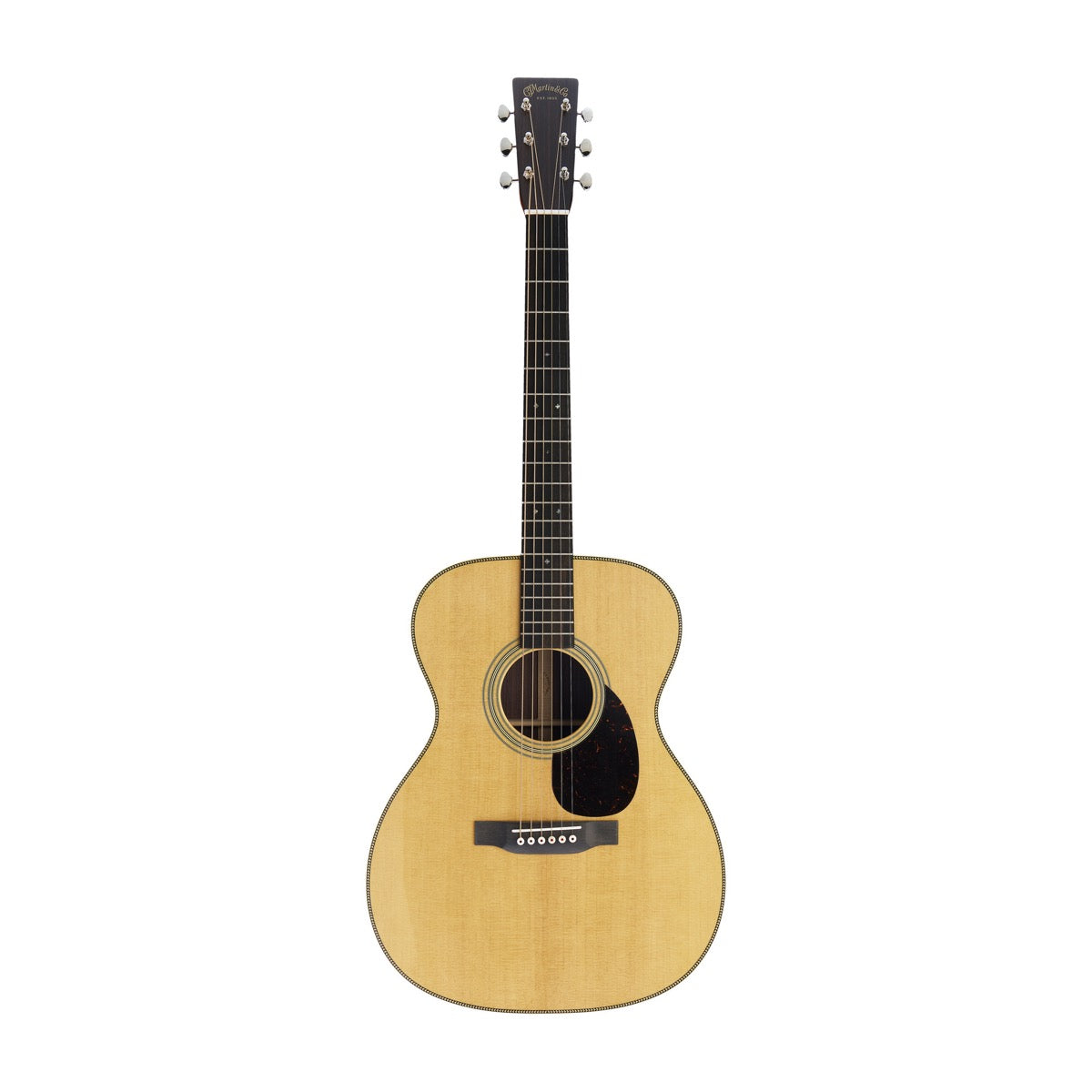 Martin OM-28 Standard Series acoustic guitar, natural, hero view