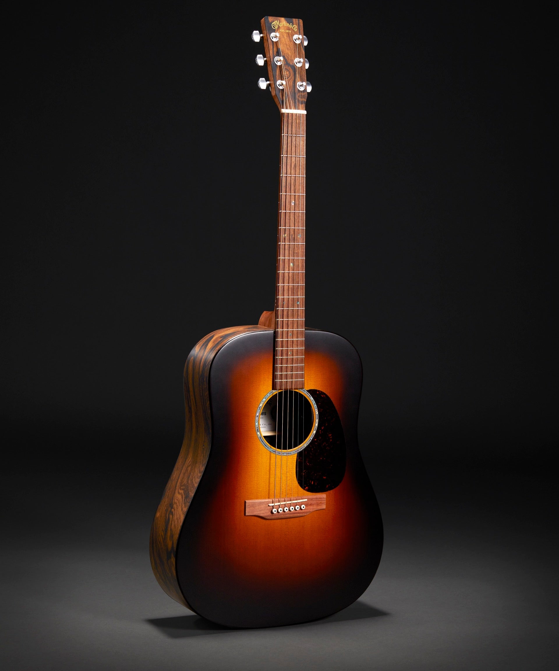 Martin D-X2E Ziricote Burst