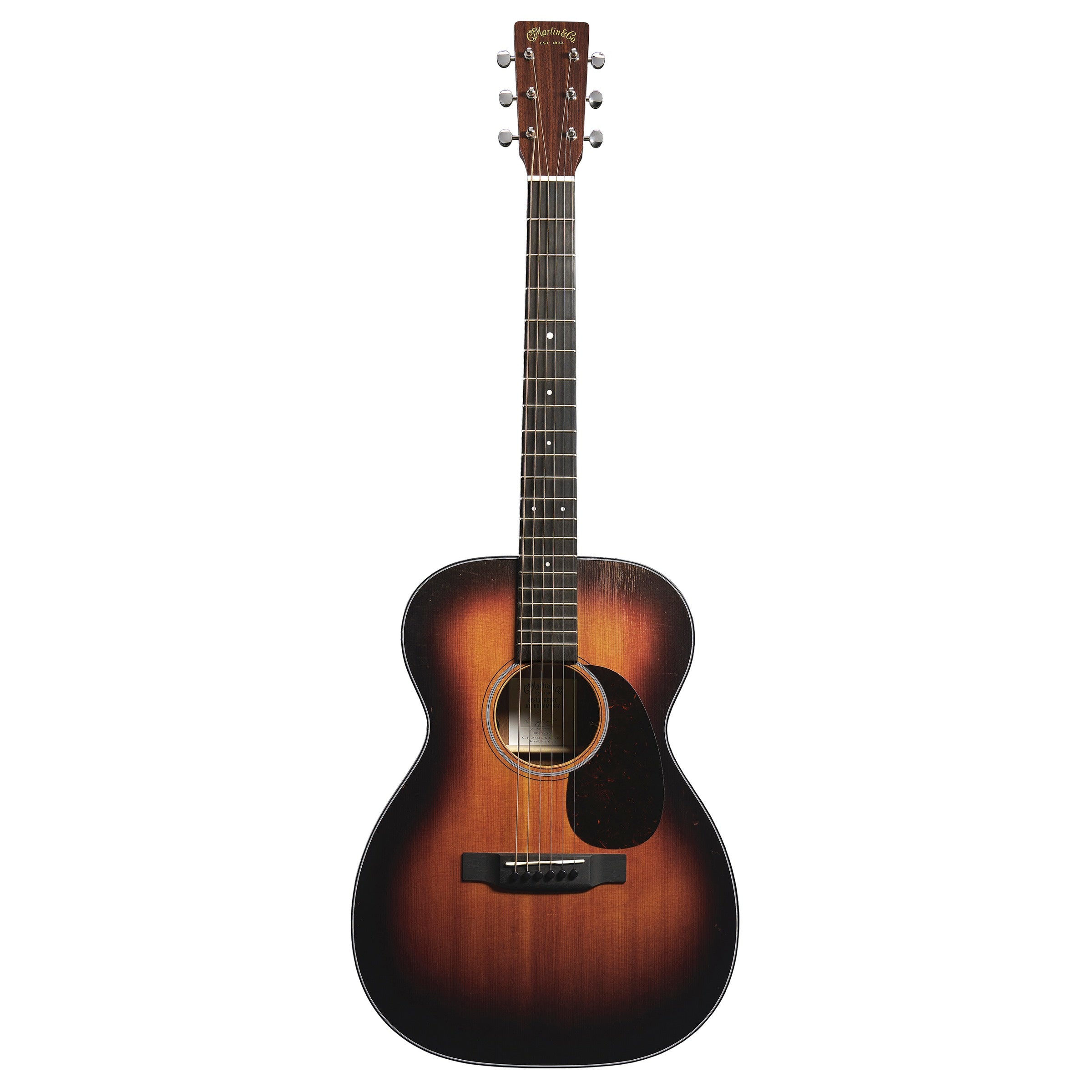 Martin 00-10E Joe Bonamassa Signature acoustic-electric in spruce burst, full front view