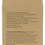Pig Power PP12V retail box, back with specifications panel