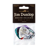 Dunlop PVP106 medium genuine celluloid pick variety pack with 12 picks