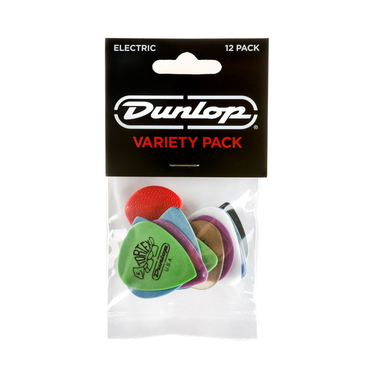 Dunlop PVP113 electric pick variety pack with 12 assorted picks