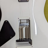 PRS Fiore Mark Lettieri — back of body showing trem spring claw with Fiore branding and Mark Lettieri signature plate — Paul's Guitar Hideout, Glens Falls NY