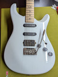 PRS Fiore Mark Lettieri Signature in Sugar Moon — front body shot reassembled, HSS pickup configuration with Fiore-S middle and neck plus Fiore-H bridge — Paul's Guitar Hideout, Glens Falls NY