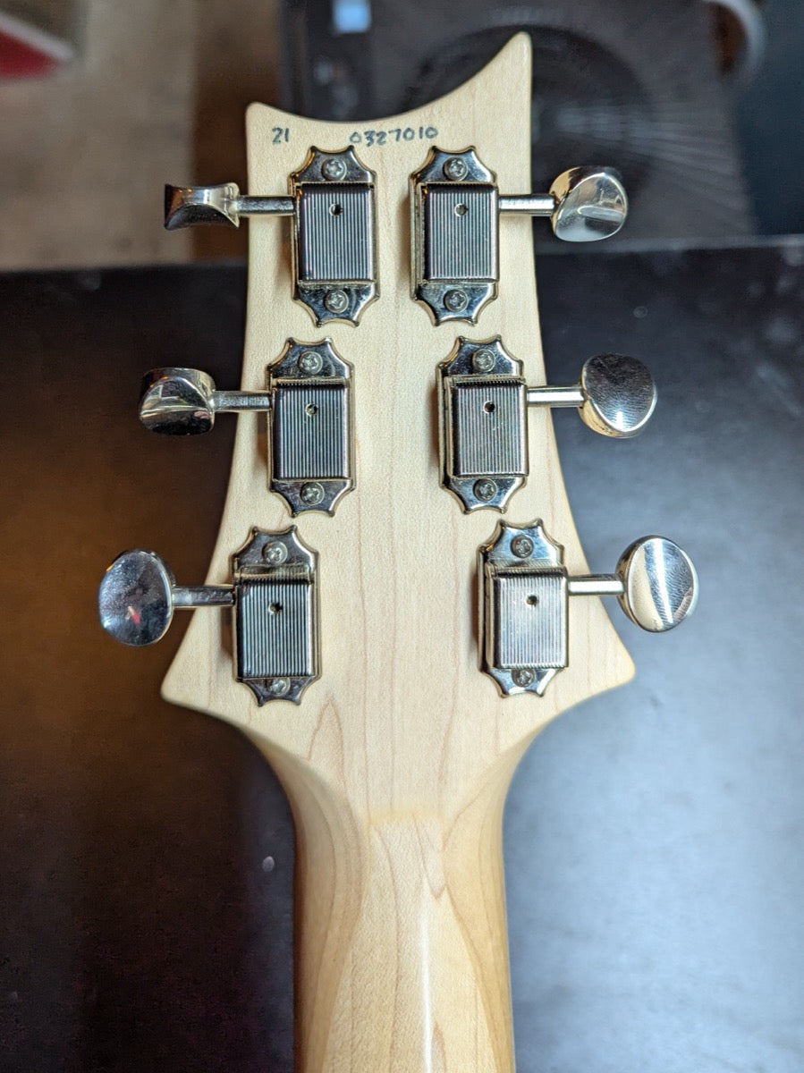 PRS Fiore Mark Lettieri Signature — fretboard detail with PRS bird inlays — Paul's Guitar Hideout, Glens Falls NY