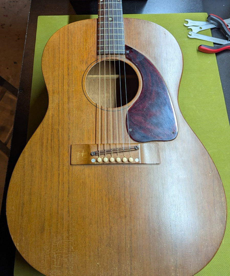 1968 Gibson B-15 natural acoustic — full back