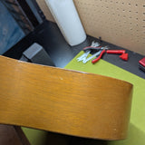 1968 Gibson B-15 natural acoustic — lower bout and finish