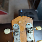 1968 Gibson B-15 natural acoustic — fretboard and inlays