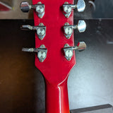 Ventura V-200S jumbo acoustic, cherry sunburst — headstock back