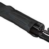 Strukture SMS1X folded stand next to its open carry bag