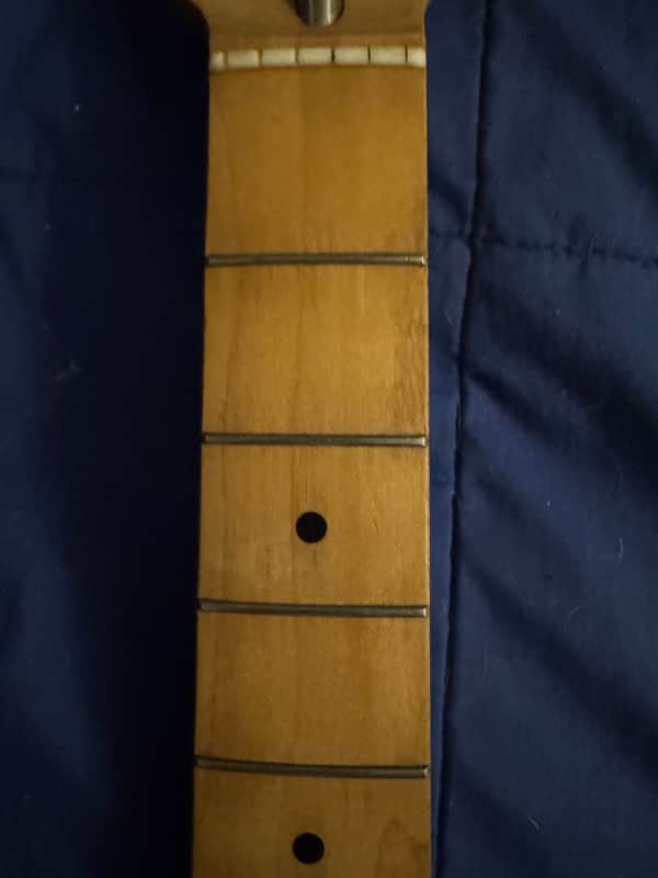 1980 Ibanez Blazer Maple - fretboard upper frets close-up - Pauls Guitar Hideout
