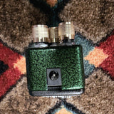 AllPedal Alcmene Overdrive, green: knob end with the power jack