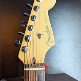 2000-2003 Fender American Fat Stratocaster - headstock front with logo - Pauls Guitar Hideout