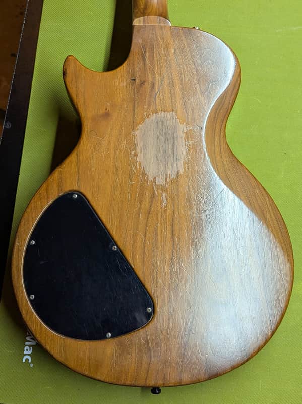 1978-1980 Gibson The Paul - body back with wear and cavity cover - Pauls Guitar Hideout