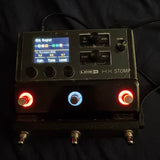 2018 Line 6 HX Stomp - top view powered on with display - Pauls Guitar Hideout
