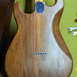 80s Schecter Dream Machine - body back close-up walnut grain - Pauls Guitar Hideout