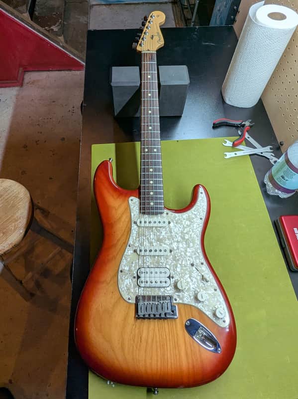 2000-2003 Fender American Fat Stratocaster - full guitar front - Pauls Guitar Hideout