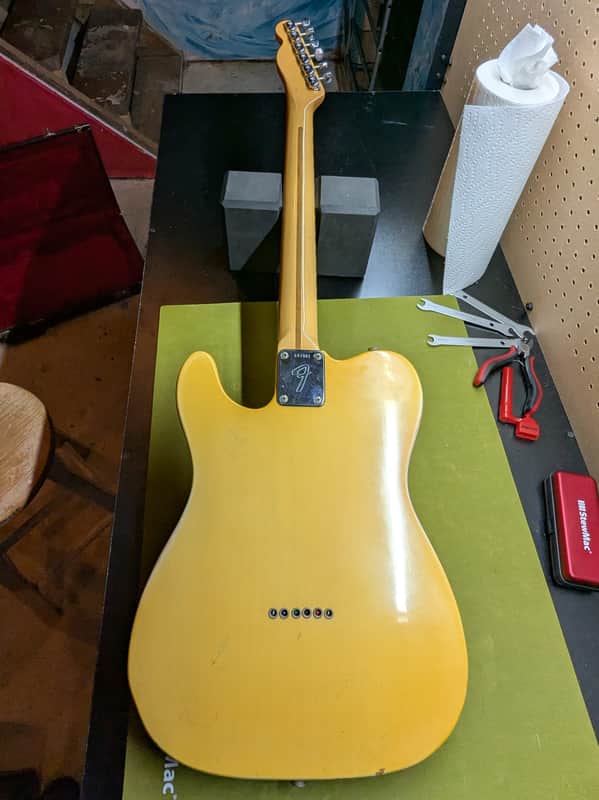 1975 Fender Telecaster - full body back Olympic White - Pauls Guitar Hideout
