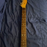 1972 Fender Mustang Neck Rosewood - full neck front view - Pauls Guitar Hideout