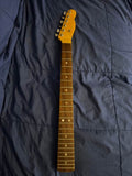 1972 Fender Mustang Neck Rosewood - full neck front view - Pauls Guitar Hideout