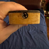 80s Phil Kubicki Bass Neck Rosewood - neck heel end with truss rod screw - Pauls Guitar Hideout
