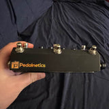2018 Line 6 HX Stomp - front with Pedalnetics footswitches - Pauls Guitar Hideout
