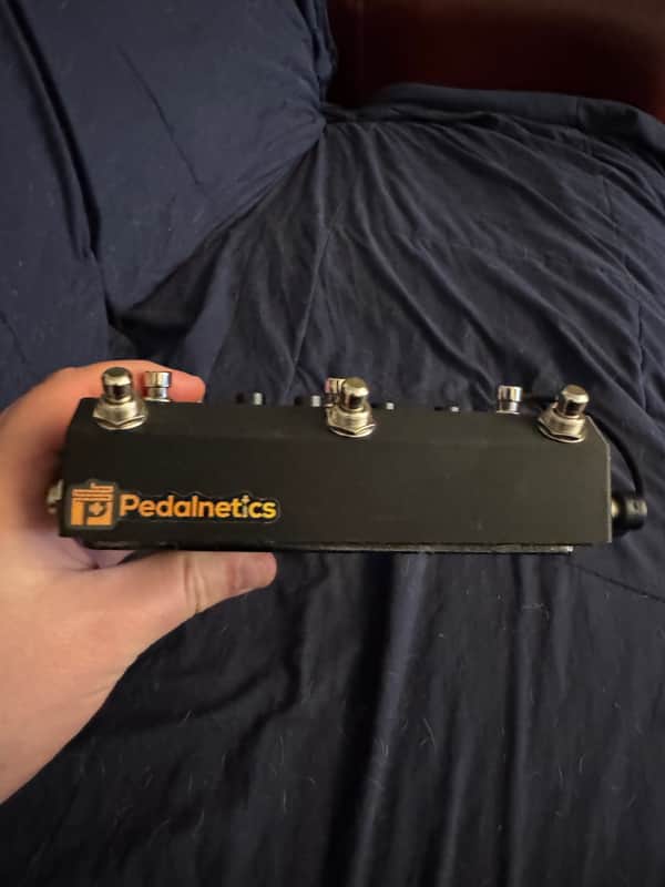 2018 Line 6 HX Stomp - front with Pedalnetics footswitches - Pauls Guitar Hideout