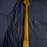 80s Phil Kubicki Bass Neck Rosewood - neck back full length with stamp - Pauls Guitar Hideout
