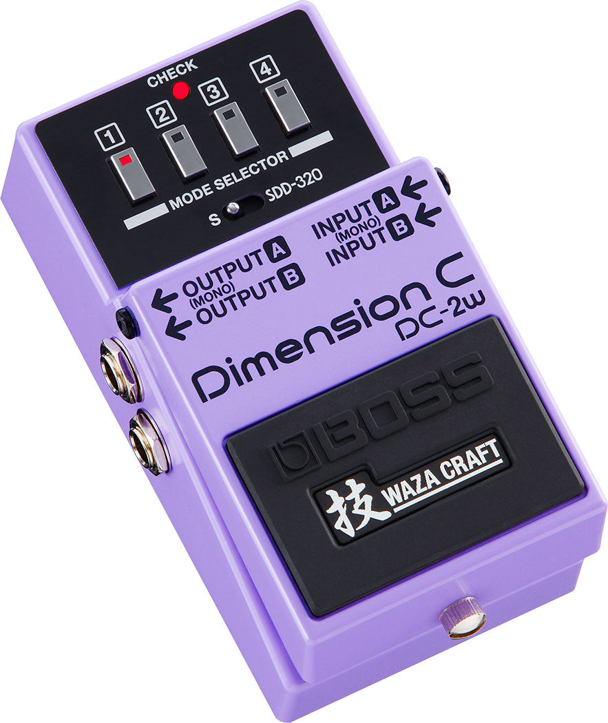 Boss DC-2W - Waza Craft Dimension C, angle view