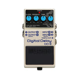 Boss DD-8 pedal, black enclosure with MODE, TIME, FEEDBACK, and E.LEVEL knobs