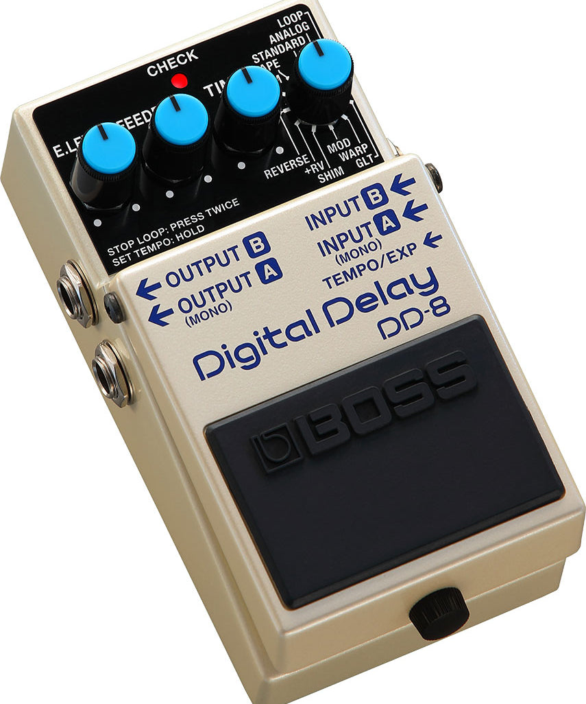 Boss DD-8 - Digital Delay, angle view