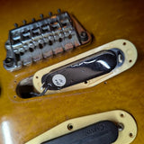 1983-1984 Ibanez RS505-CS Roadstar II Deluxe - tremolo and middle pickup detail - Pauls Guitar Hideout