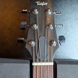2007 Taylor SB1-X Solidbody Classic - headstock front with Taylor logo - Pauls Guitar Hideout