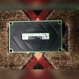 DigiTech HardWire SP-7 Stereo Phaser, green: rubber bottom with the HardWire label and light scuffs