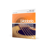 D'Addario EJ15 Phosphor Bronze Extra Light acoustic guitar strings