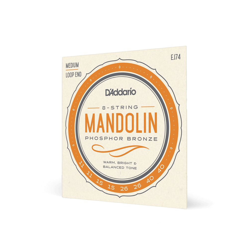D'Addario EJ74 Phosphor Bronze Medium mandolin strings
