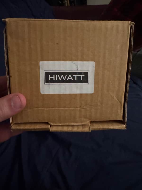 2010s Hiwatt Fuzz Generation - box side with Hiwatt logo - Pauls Guitar Hideout