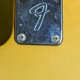 1975 Fender Telecaster - neck plate serial number close-up - Pauls Guitar Hideout