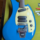 1968 Yamaha SG-3C - body front pickups and controls close-up - Pauls Guitar Hideout