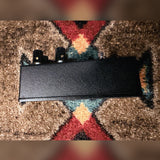 EarthQuaker Devices Afterneath V3, black: left side of the enclosure, knob end at the left
