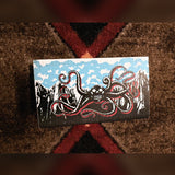 EarthQuaker Devices Afterneath V3, black: the original box's octopus and mountains artwork