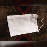 EarthQuaker Devices Afterneath V3, black: white cloth drawstring bag