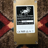 EarthQuaker Devices Hoof V2, gold: bottom plate with the EarthQuaker Devices label, serial number 15399 and Handmade in Akron, OH USA