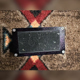 EarthQuaker Devices Plumes, purple sparkle: bottom plate with four screws