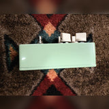 EarthQuaker Devices Westwood, seafoam green: right side of the enclosure, knob end at the right