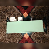 EarthQuaker Devices Westwood, seafoam green: left side of the enclosure, knob end at the left